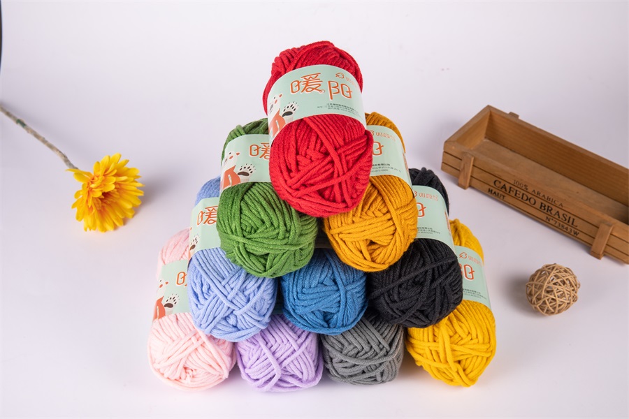 Nylon Acrylic Blended Yarn Hand Knitting  For Weaving